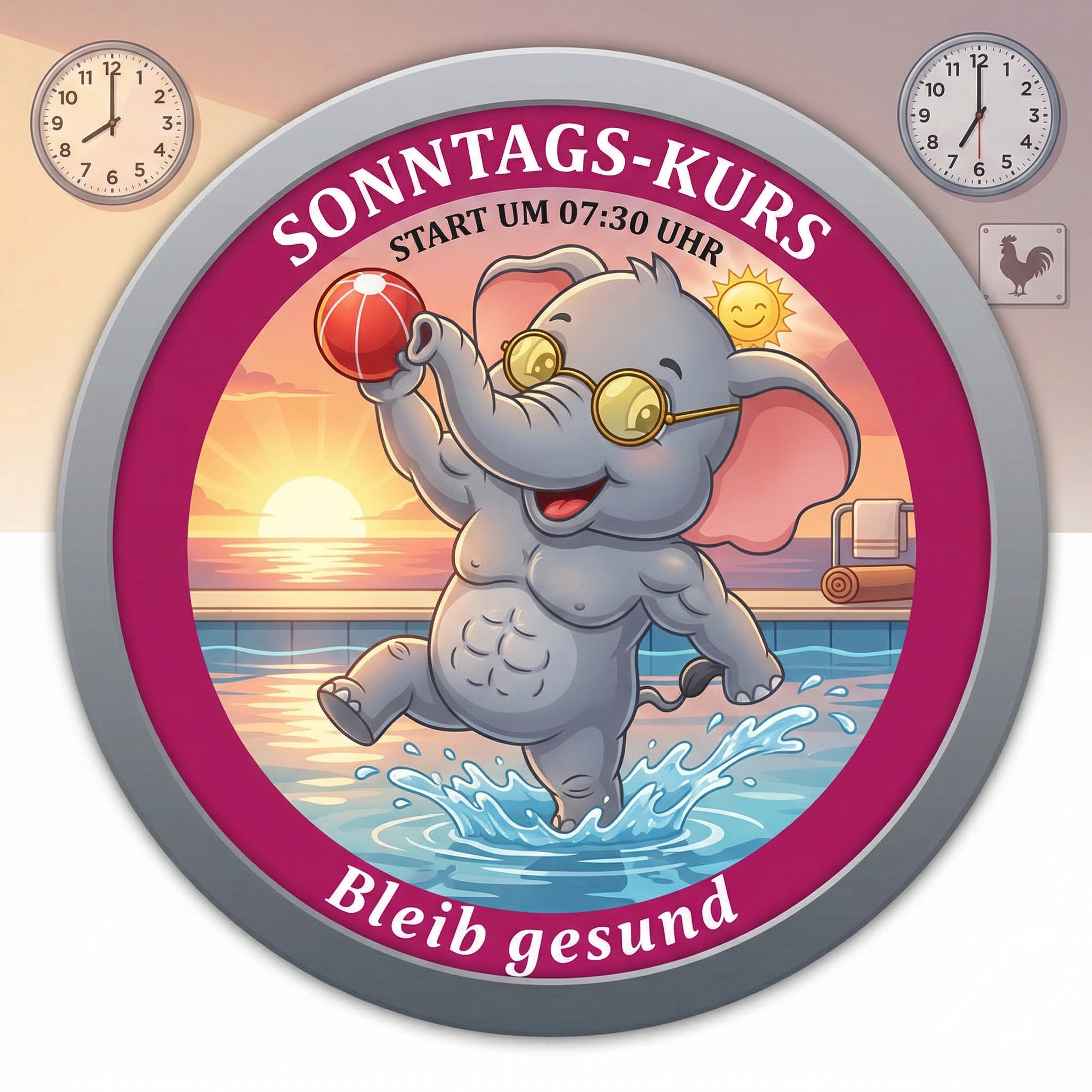 Fit wie ein Elefant: Dein 07:30 Uhr Sonntags-Wasser-Special