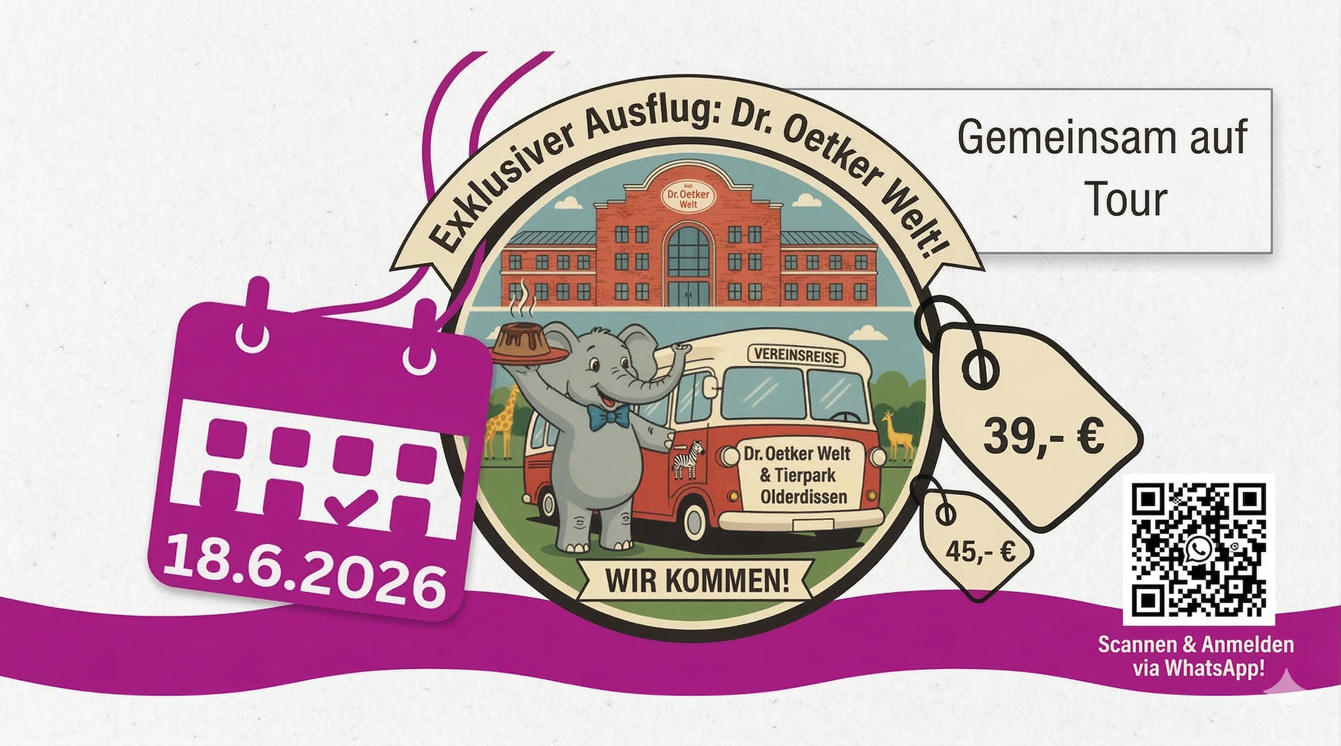 Gemeinsam auf Tour  Unser Sommerausflug zu Dr. Oetker & Olderdissen!