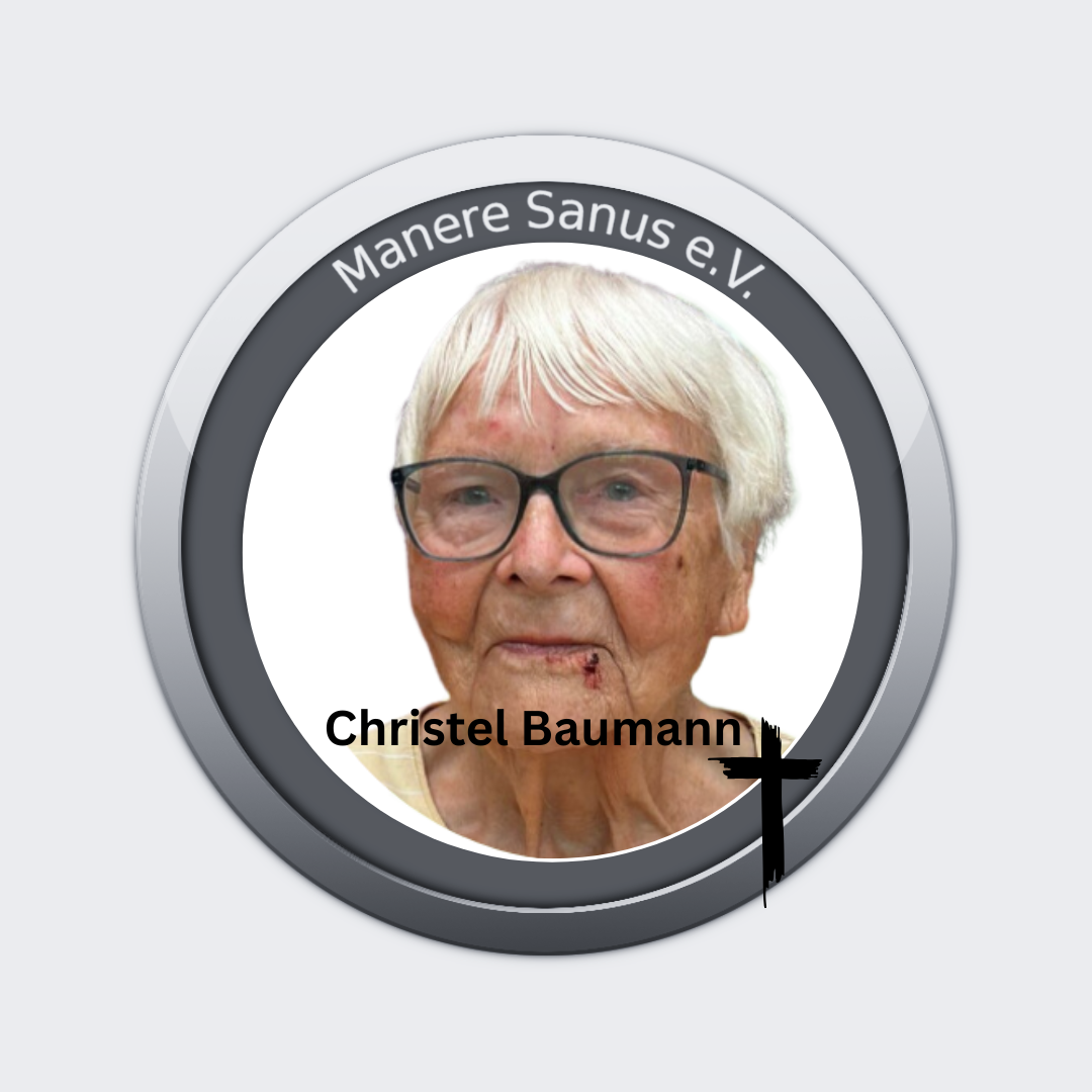 Wir trauern um Christel Baumann – Manere Sanus Bad Oeynhausen